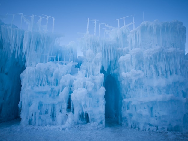 Ice Castles of Siverthorne, Colorado.