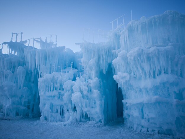 Ice Castles of Siverthorne, Colorado.