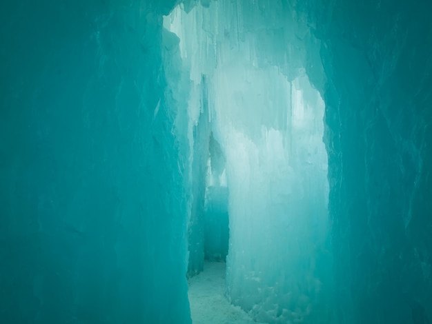 Ice Castles of Siverthorne, Colorado.