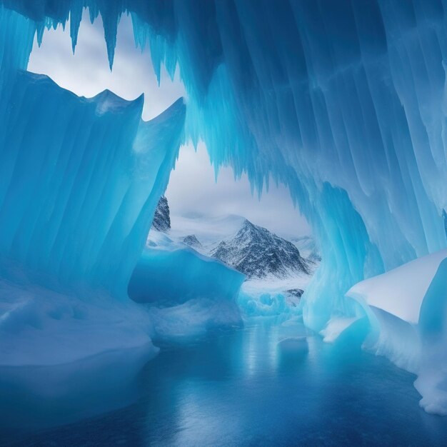 Photo ice cave