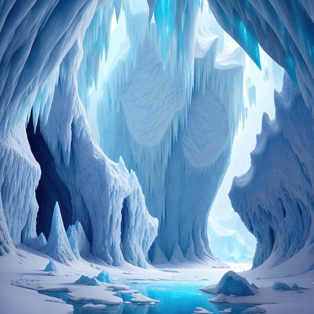 Photo ice cave