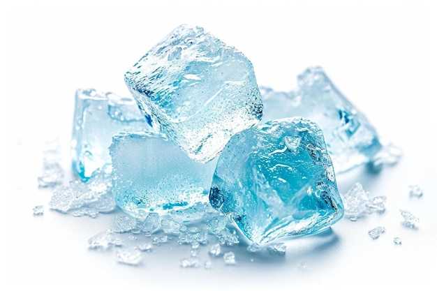 Ice chunks isolated