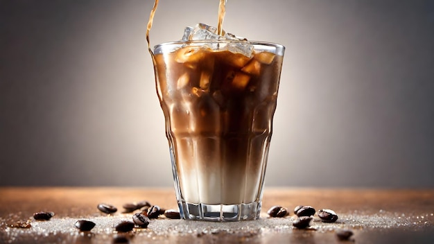 Ice Coffee Background Very Cool