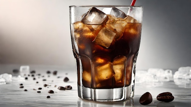 Ice Coffee Background Very Cool