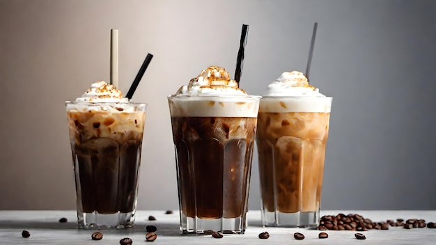 Ice Coffee Background Very Cool