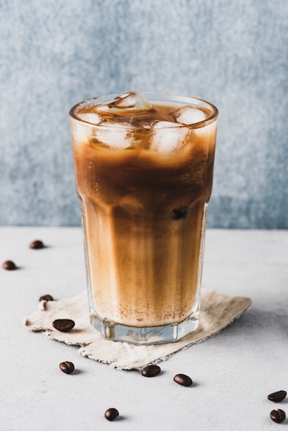 ice coffee with milk 