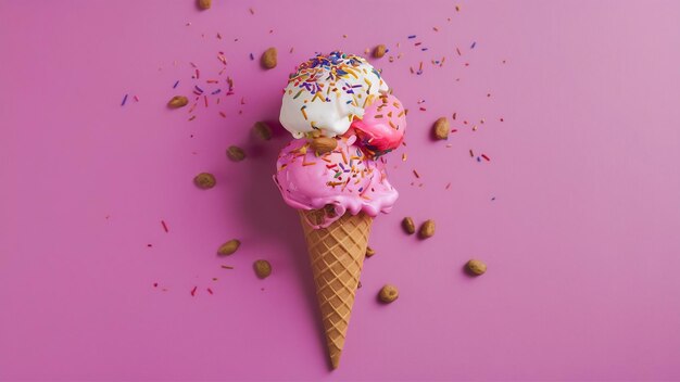 Ice cream background