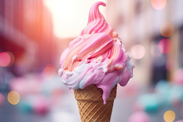 Ice cream background