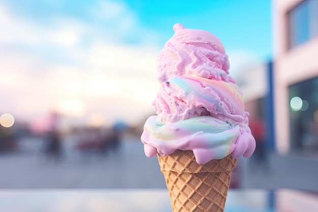 Ice cream background