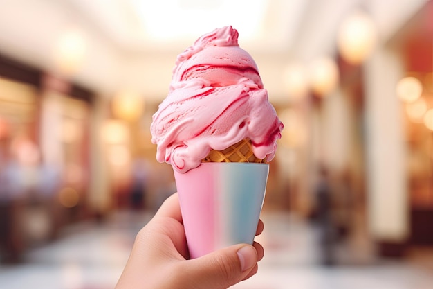 Ice cream background