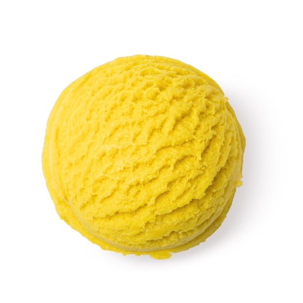 Ice cream ball isolated