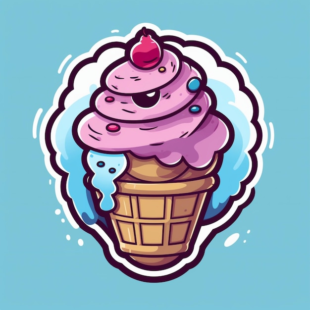 アイスクリーム・アニメのロゴ 8