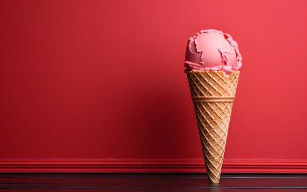 Photo ice cream cone background