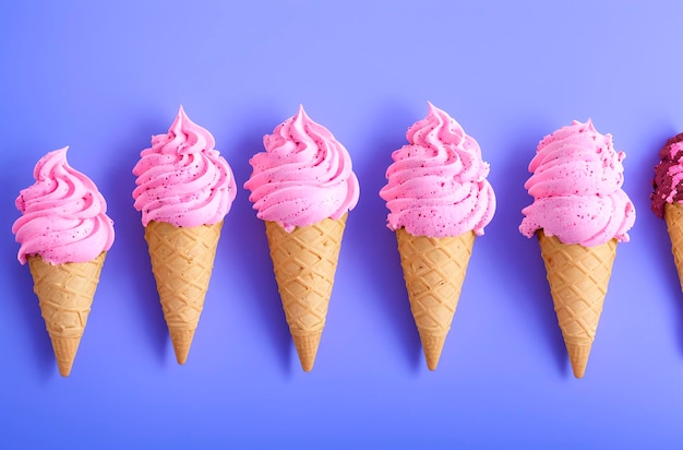 Ice cream cone Generative AI