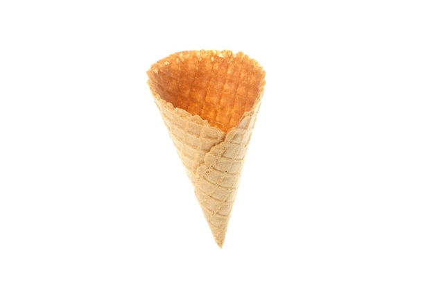 Ice cream cone isolated on white background