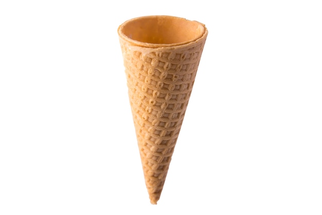 Photo ice cream cone isolated on white background