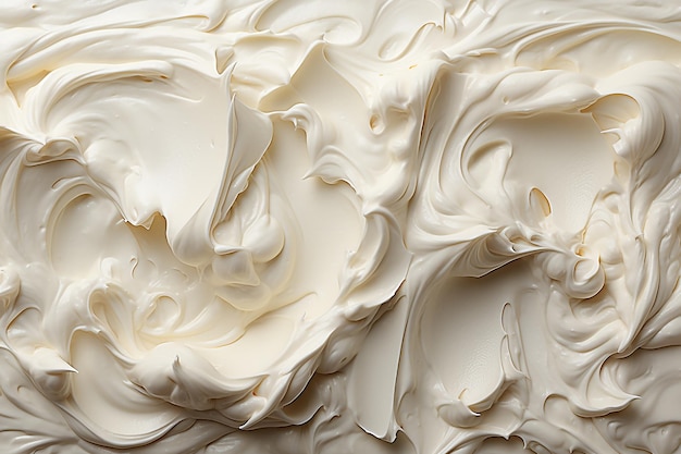 Мороженое восхищение кремовой текстуры Фотографии в стильном захвате
