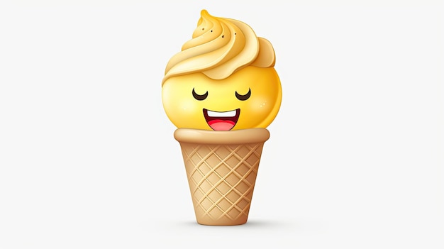 Photo ice cream emoji dessert