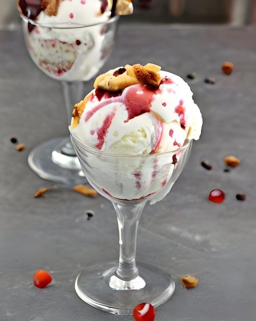 Ice Cream in Glass