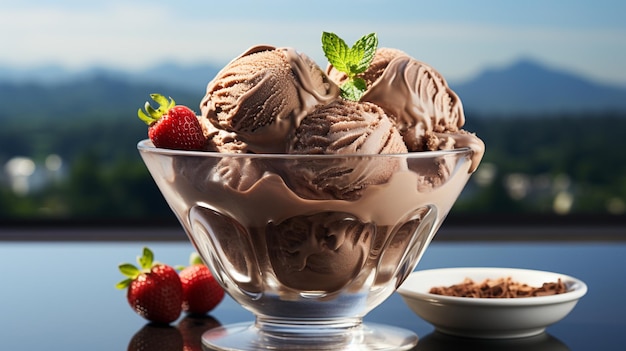 ice cream HD 8k wall paper Stock Photographic image