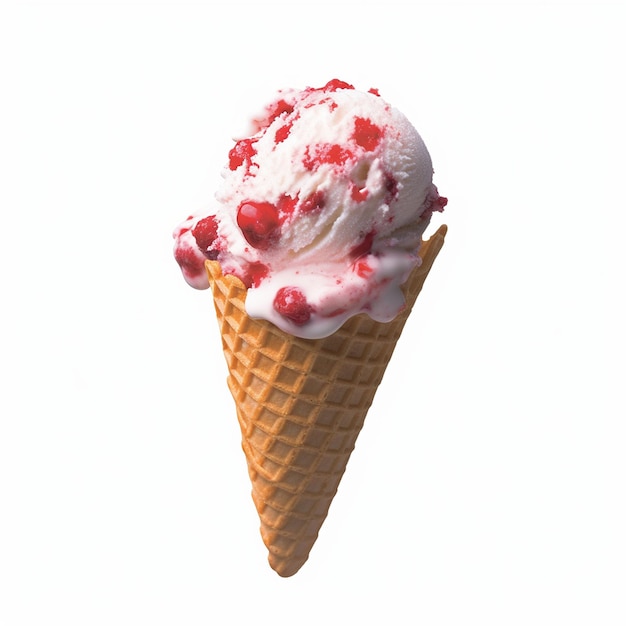 Ice cream isolated