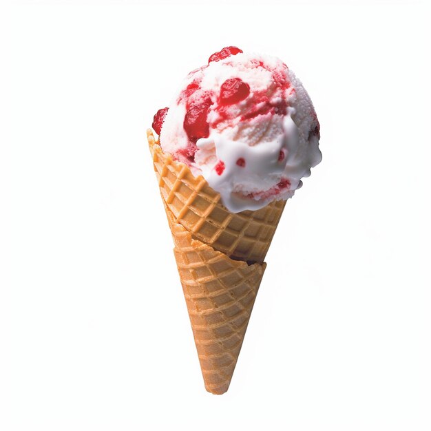 Photo ice cream isolated