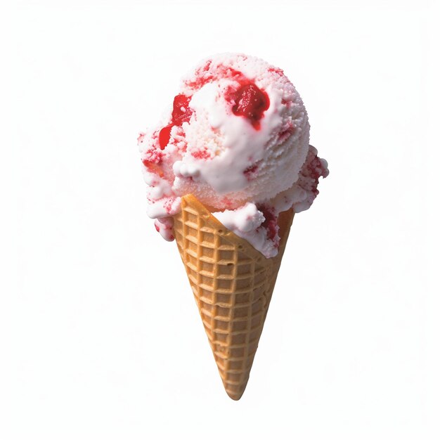 Photo ice cream isolated