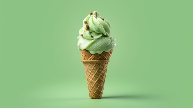 Green Apple And Mint Or Pistachio Ice Cream Ball Isolated On White  Background Stock Photo, Picture and Royalty Free Image. Image 85610898.