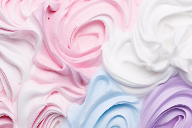 Photo ice cream texture satin background white cream texture abstract background liquid cream texture liquid cream acrylic background ai generative