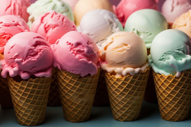 Ice Cream Tiles 8K Resolution