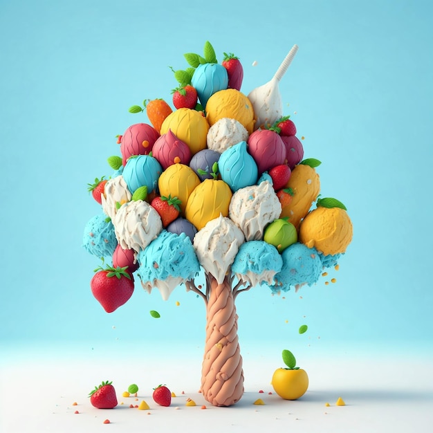 Foto albero dei gelati