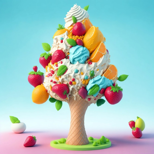 Foto albero dei gelati