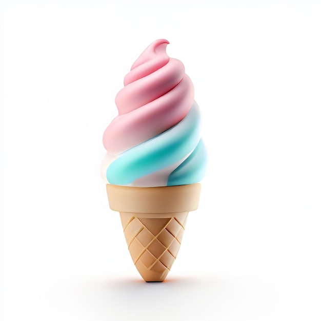 ice cream2 3D toy miniature