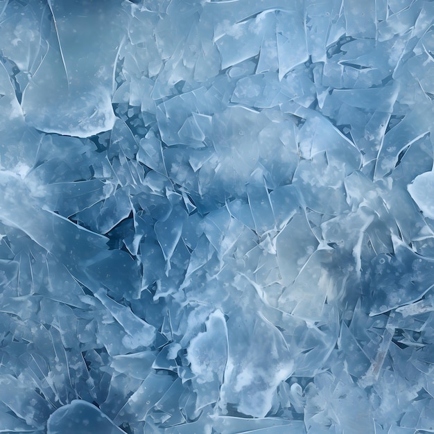 Photo ice crystals texture