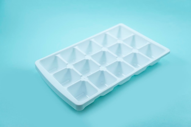 Ice cube mold with elastic plastic material strong ductile