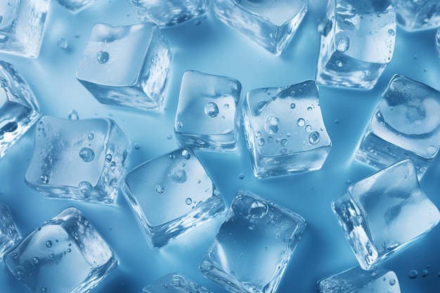 ice cubes texture background