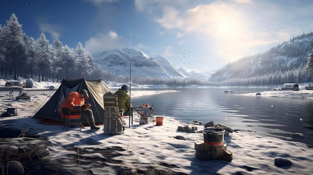 Ice Fishing and Winter Activities