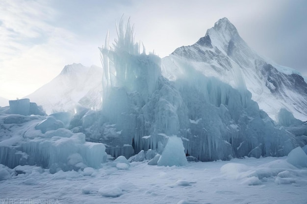Ледяные образования - самые красивые ледяные образования в мире.