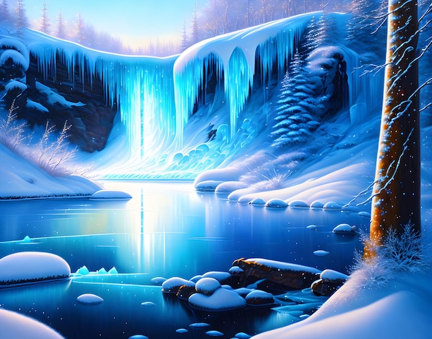 Ice landscape