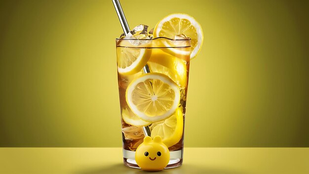 Фото ice lemon tea