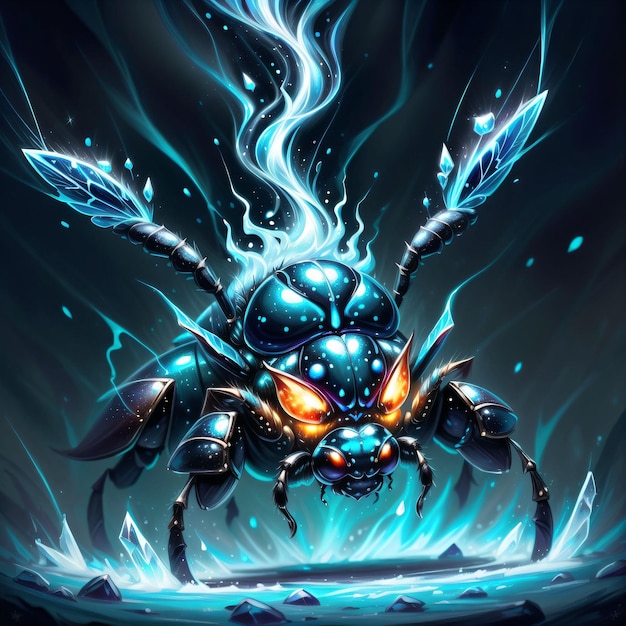 ice and lightning elemental insect