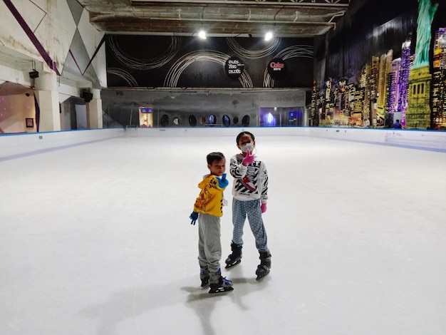 Photo ice skating