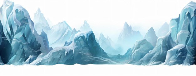 Ice snow cliffs mountains blue ice edges