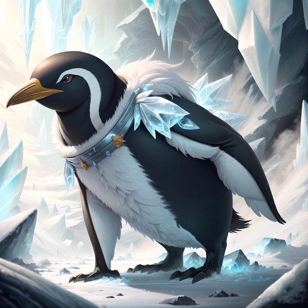 Photo ice tech penguin