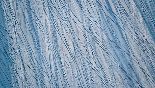 Foto tracce di ghiaccio di pattini texture astratto sfondo vista dall'alto tracce di fotografia aerea