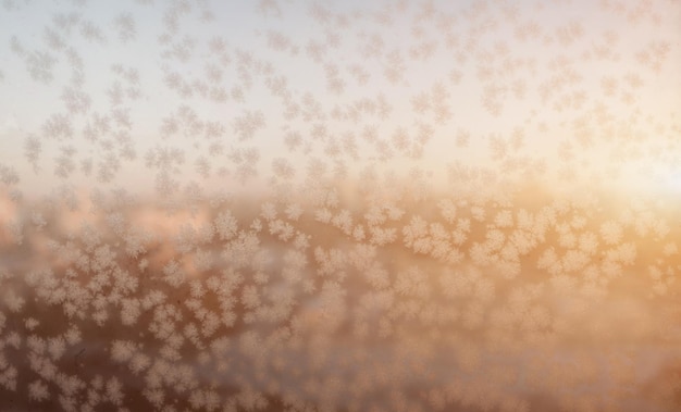 Ice on a window