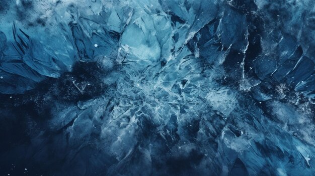 Ice winter grunge texture dark blue backgroundGenerative AI