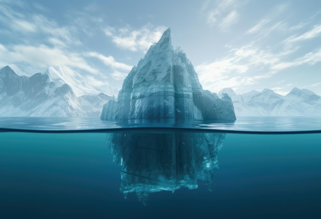 写真 海の氷山