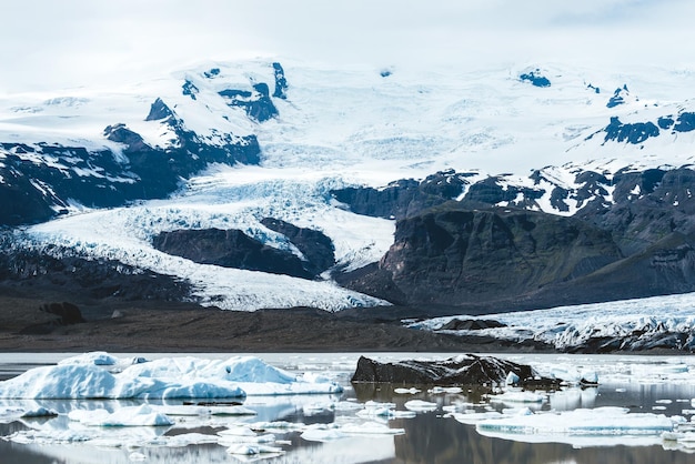 빙하 석호 Jokulsarlon 아이슬란드의 빙산