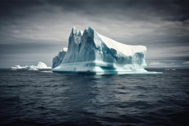 写真 海の氷山 ジェネレーティブ・ai